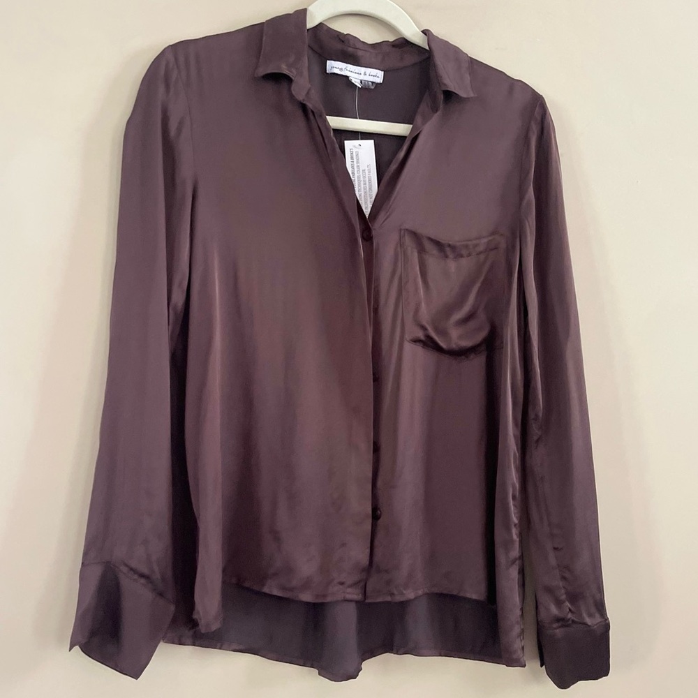 NWT Young Fabulous & Broke co-ord set! Chocolate brown Top and Jogger! Sz Small - Picture 4 of 15